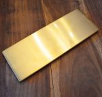 Satin / Brushed Brass Inner Door Letter Flap Tidy & Draft Excluder SB2012A